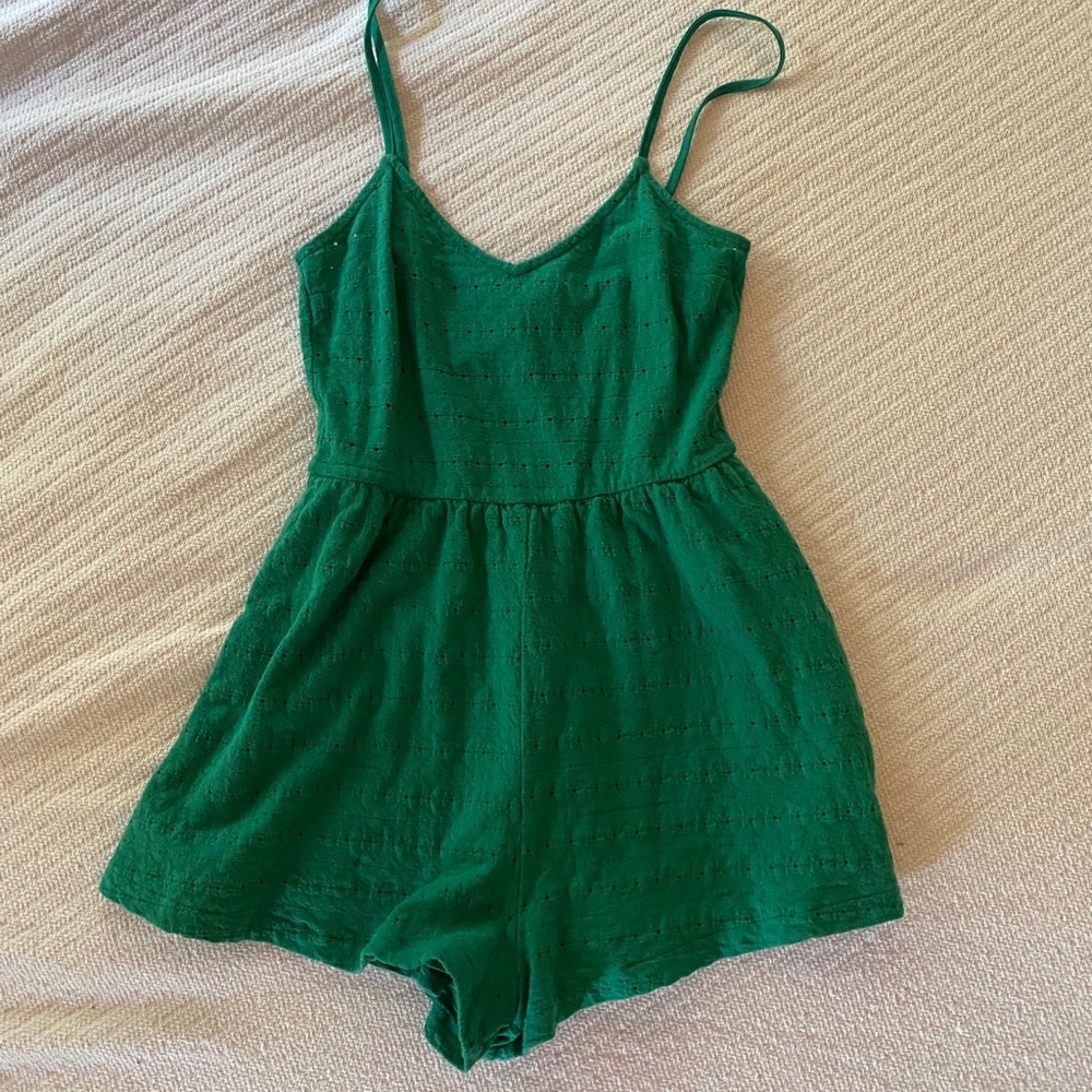 Cute green romper